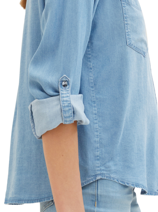 Tom Tailor Casual Bluse Denim bei Robert Ley