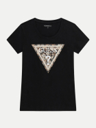 Guess T-Shirt Triangel jblk-jet black bei Robert Ley