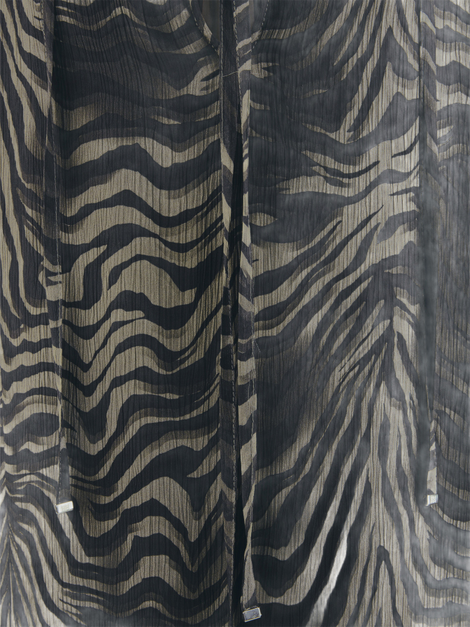 Riani Chiffonkleid mit Zebra-Print bei Robert Ley