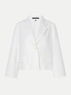 Windsor Women Blazer aus Leinen-Mix 100-White 100 bei Robert Ley