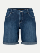 Mac Jeans Shorts D842 dark blue basic used-Trousers MAC Ladie bei Robert Ley