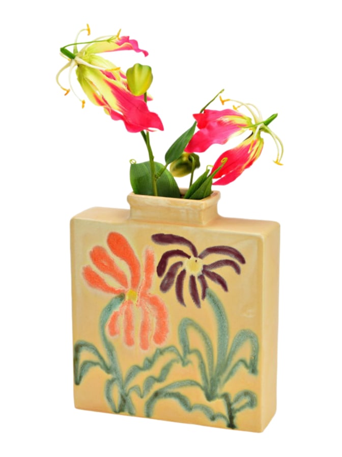 G.WURM Vase aus Steingut 18x21x5 bei Robert Ley