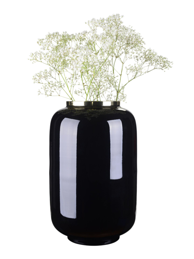 Giftcompany Vase Saigon mit Metallring bei Robert Ley