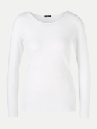 Marc Cain Longsleeve aus Material-Mix 100-white bei Robert Ley