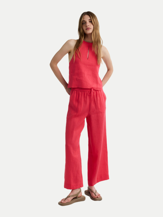 iheart Wide-Leg Leinenhose Annesa bei Robert Ley
