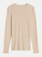 Marc O'Polo Geripptes Langarmshirt 0915-Natural bei Robert Ley
