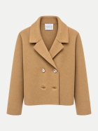 Insieme Zweireihiger Blazer aus Woll-Kaschmir-Mix 200 camel bei Robert Ley