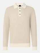 Joop! Pullover Vennios mit Polokragen 107-Natural 107 bei Robert Ley