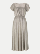 Swing Cocktailkleid aus Satinchiffon 810-gold bei Robert Ley