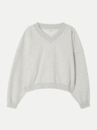 American Vintage Sweatshirt Baptown gris chine bei Robert Ley