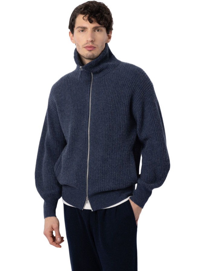 FTC Cashmere Kaschmir-Jacke gerippt bei Robert Ley