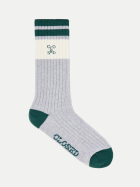 Closed Socken mit Logoprint 667-Cypress green bei Robert Ley