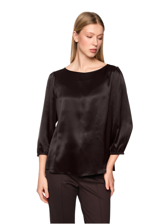 Marc Cain Seidenbluse mit 3/4-Arm bei Robert Ley