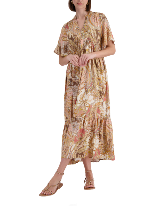 Monari Maxi Kleid mit Paisleymuster bei Robert Ley