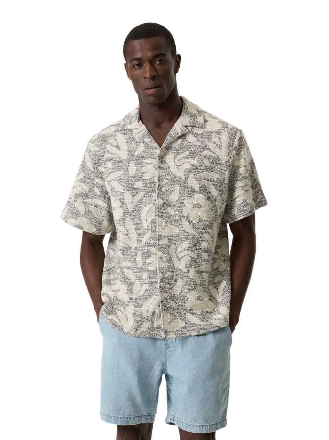 Garcia Kurzarmhemd mit Allover-Print bei Robert Ley