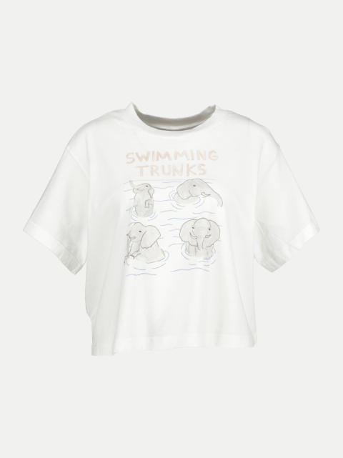 Unfortunate Portrait Boyfriend-Fit T-Shirt Swimming Trunks bei Robert Ley