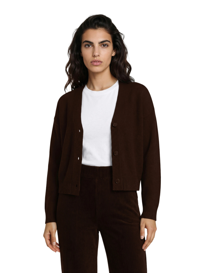 Milano Italy Cardigan mit V-Ausschnitt bei Robert Ley