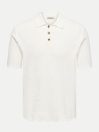 Only & Sons Poloshirt ONSERIC 193799-Cloud Dancer bei Robert Ley