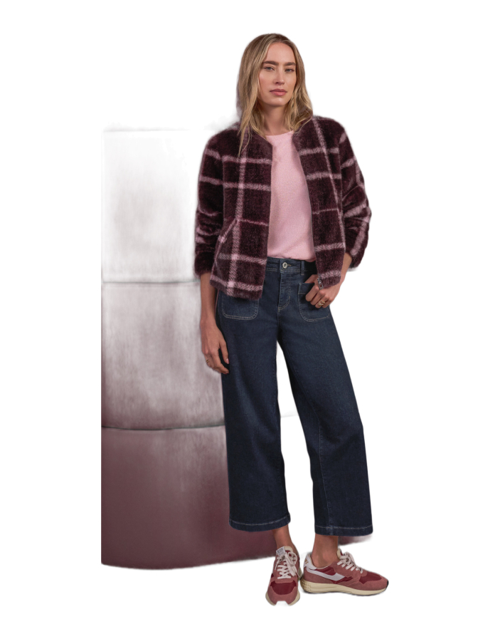 Street One Jacke aus Fake-Fur mit Muster bei Robert Ley