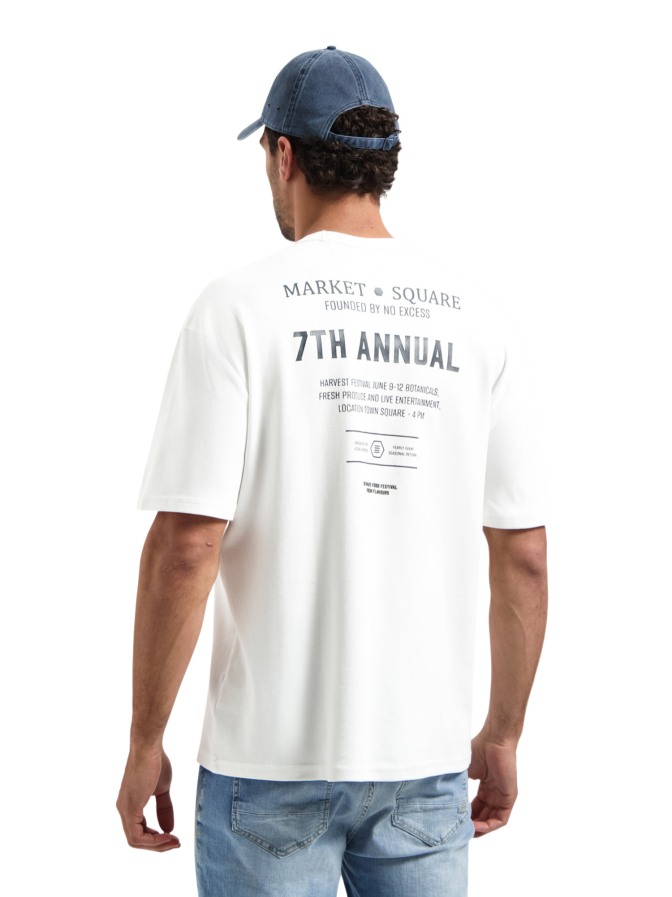 NO EXCESS Interlock-T-Shirt mit Rückenprint bei Robert Ley