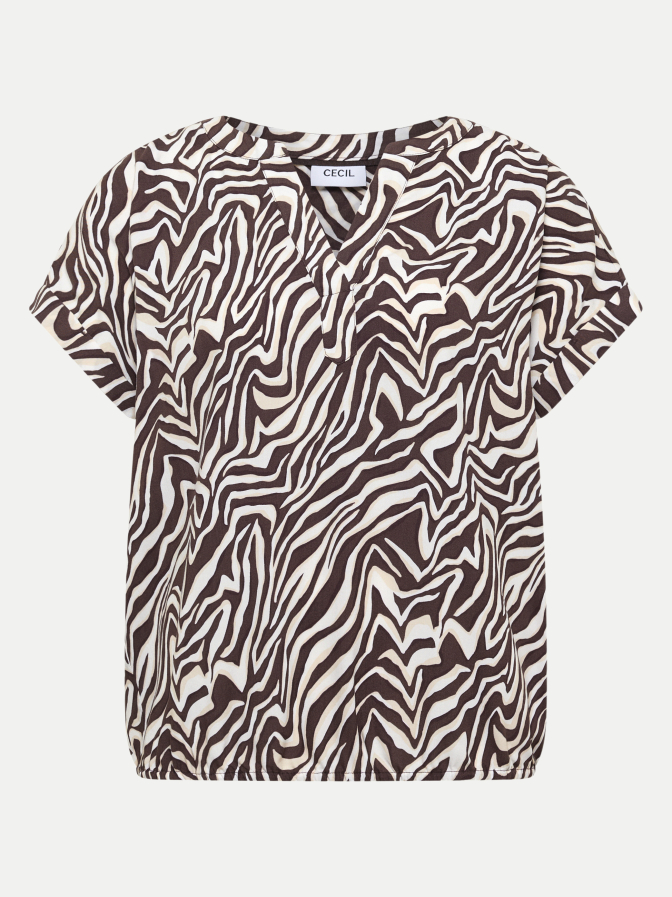 Cecil Bluse mit Zebra-Print bei Robert Ley