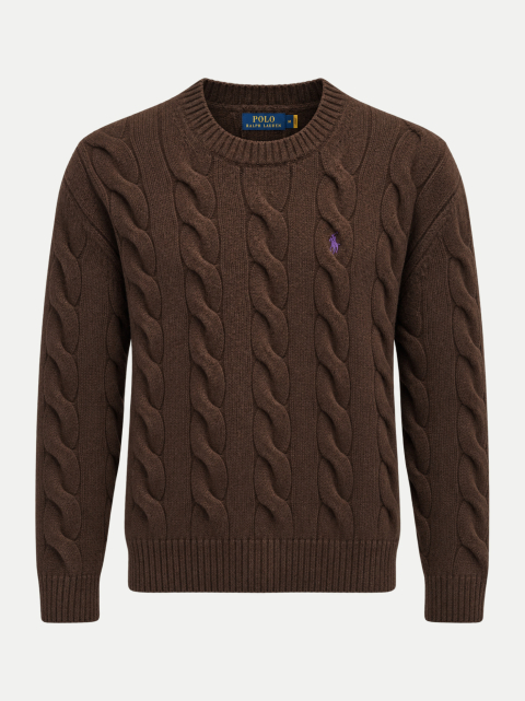 Polo Ralph Lauren Zopfstrick-Pullover aus Woll-Kaschmir-Mix bei Robert Ley