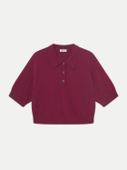 SoSue Polo Pullover burgundy bei Robert Ley