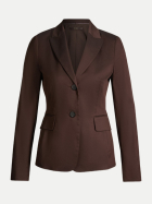 Windsor Women Slim-Fit Blazer 201-Dark Brown 201 bei Robert Ley