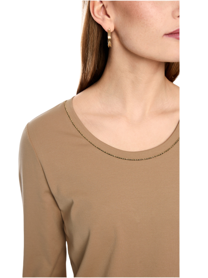 Marc Cain T-Shirt mit Schmuckcordel bei Robert Ley