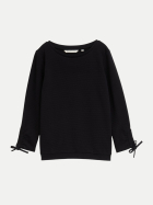 Tom Tailor Denim Sweatshirt mit Raffärmeln 14482-deep black bei Robert Ley