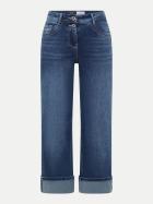 Cecil Wide Leg Jeans Toronto 10283-mid blue wash bei Robert Ley