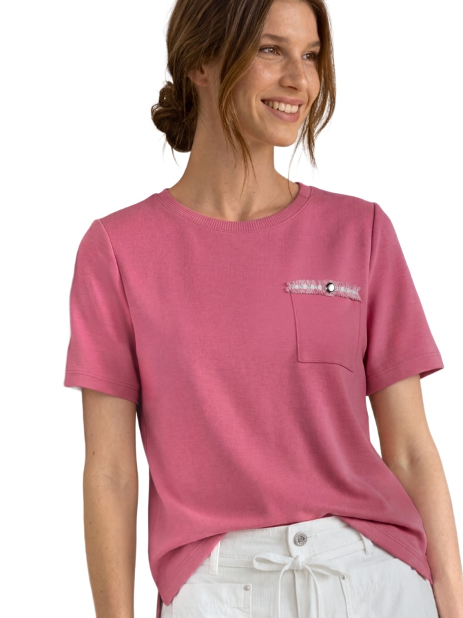 Street One T-Shirt mit Brusttasche bei Robert Ley
