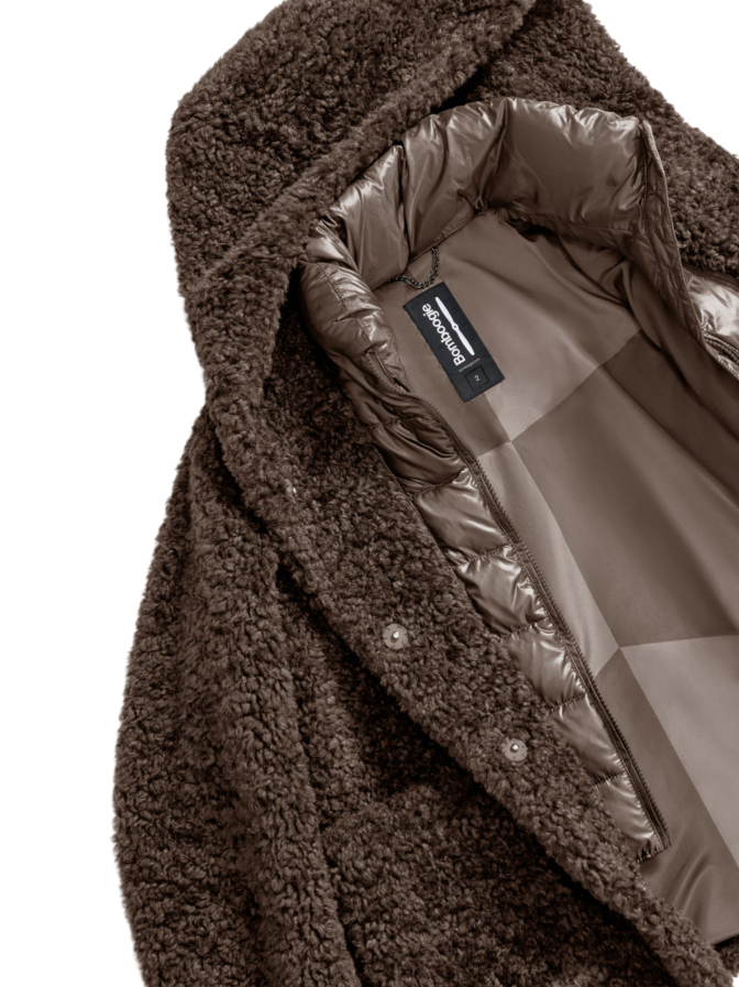 Bomboogie Teddyjacke mit Kapuze bei Robert Ley