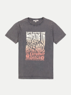 Garcia T-Shirt mit Frontdruck 62-GREY bei Robert Ley
