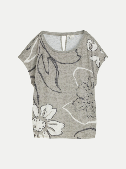 Tom Tailor Casual T-Shirt mit Blumen-Print bei Robert Ley