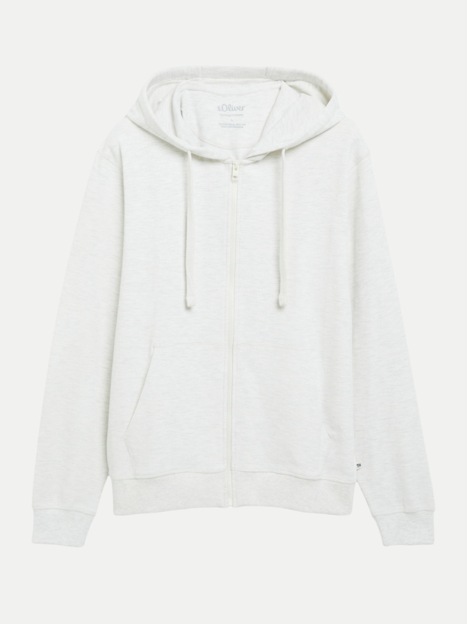 s.Oliver RED LABEL Kapuzensweatjacke aus Waffelpiqué bei Robert Ley