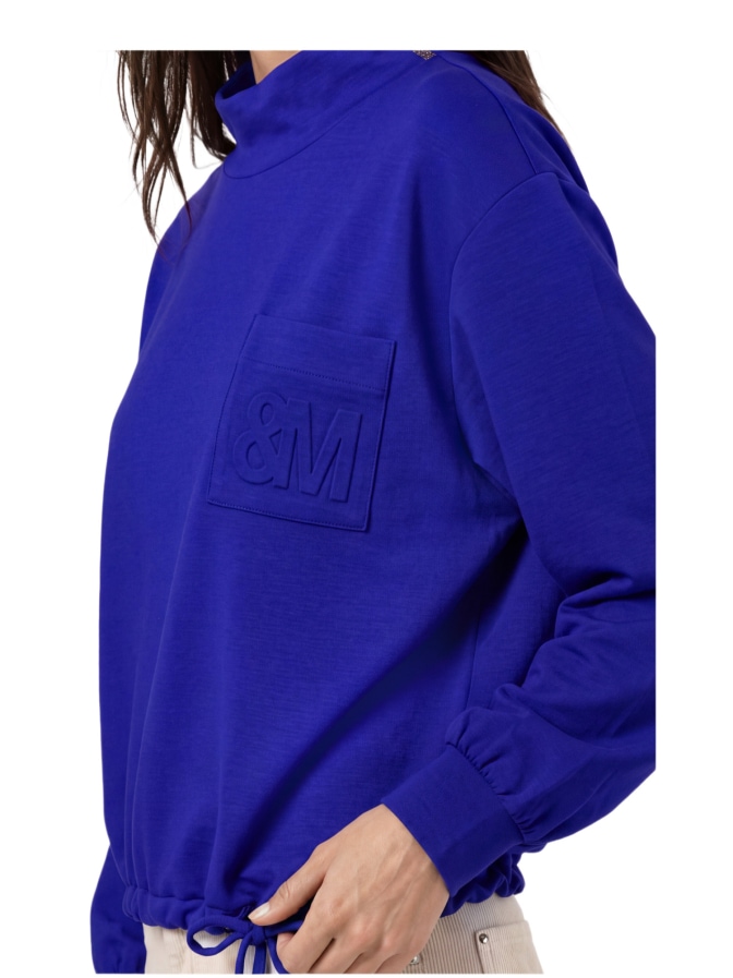Monari Sweatshirt mit Schmuck-Detail bei Robert Ley