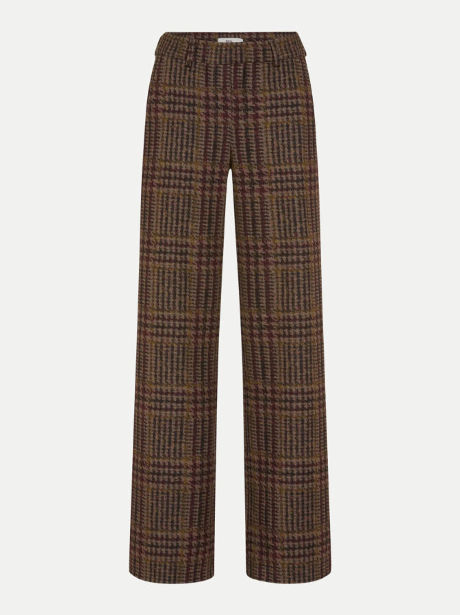 Brax Wide-Leg Hose MAINE mit Karo-Muster bei Robert Ley