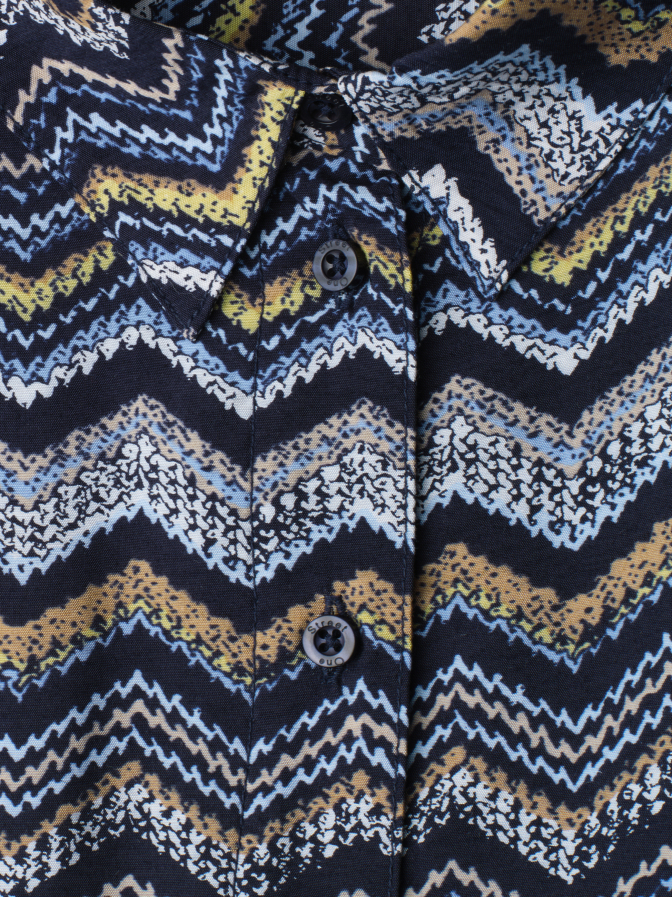 Street One Midi-Kleid mit Zick-Zack-Muster bei Robert Ley