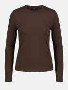 Zero Basic Langarmshirt 7416-Chocolate Plum bei Robert Ley