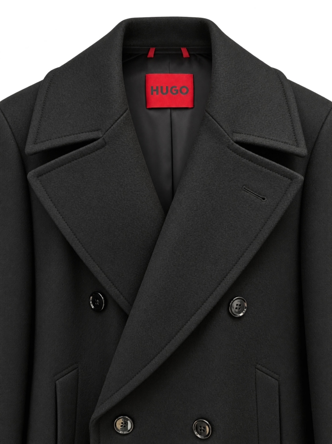 HUGO Caban-Mantel Miloro aus Woll-Mix bei Robert Ley