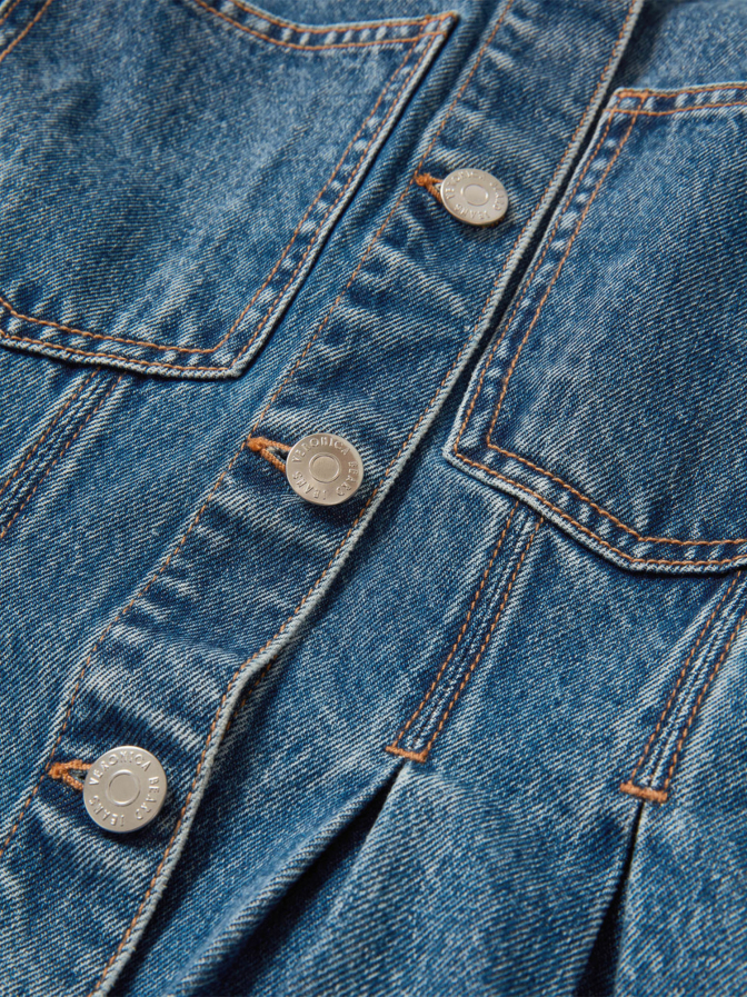 VERONICA BEARD Jeansjacke Zahara Peplum bei Robert Ley