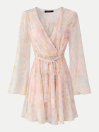 ESTELOU Kleid Flower Multicolor Whit-Multicolor White bei Robert Ley