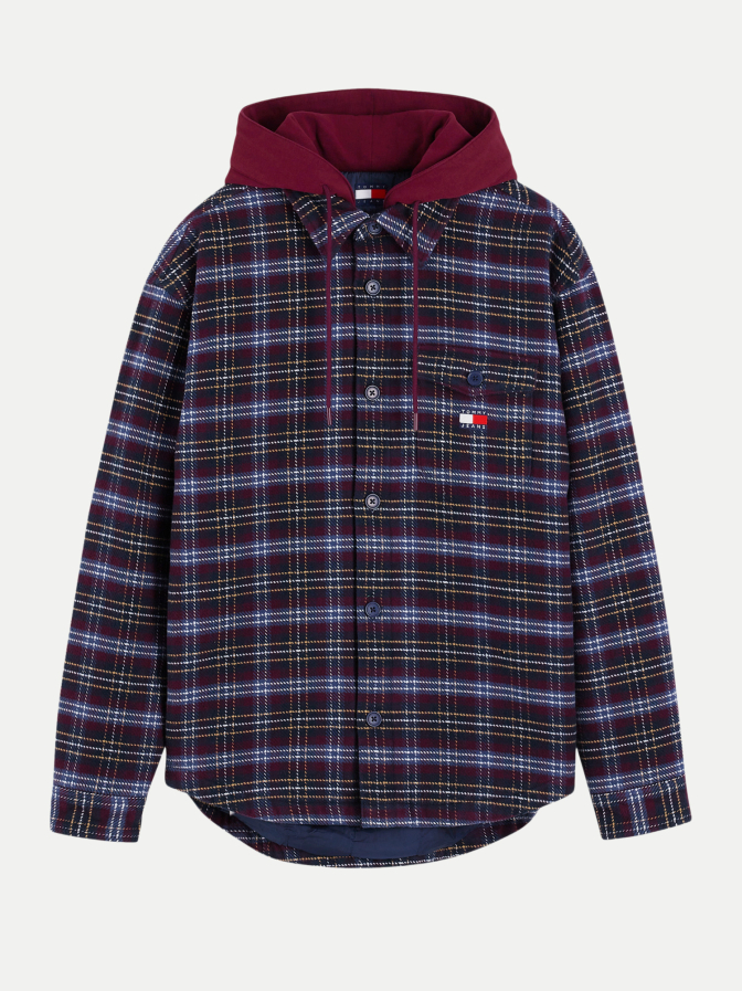 Tommy Jeans Oversized-Fit Dobby-Overshirt bei Robert Ley