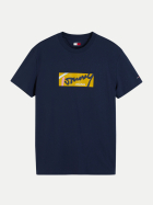 Tommy Jeans T-Shirt mit Signature-Logo C1G-BLUE bei Robert Ley