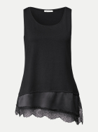 Street One Top mit U-Boot Kragen 10001-Black bei Robert Ley