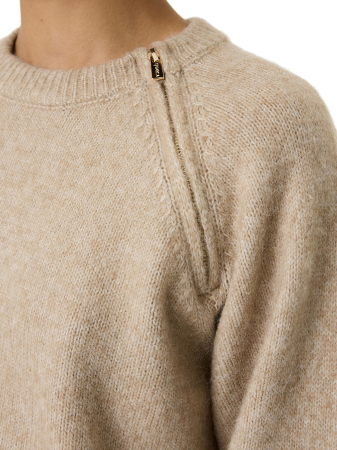 Garcia Pullover mit seitlichen Reißverschluss bei Robert Ley