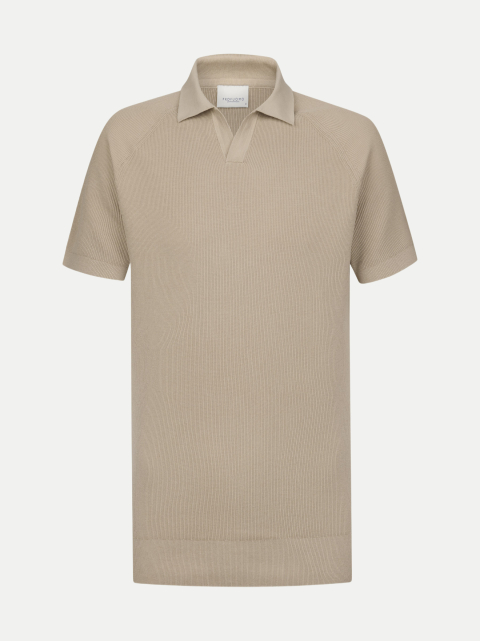 PROFUOMO Poloshirt mit offenem Kragen bei Robert Ley