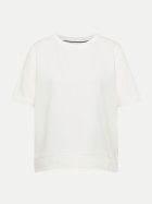 Cecil Kurzarm-Sweatshirt 13474-vanilla white bei Robert Ley