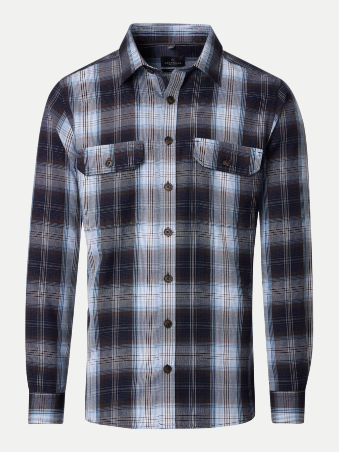 Casamoda Casual-Fit Karo-Overshirt bei Robert Ley
